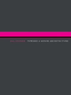 cover image of Toward a Minor Architecture